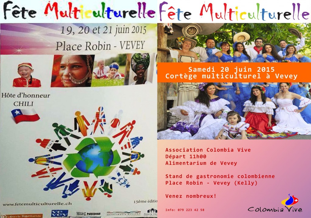 20 de junio desfile multicultural en Vevey