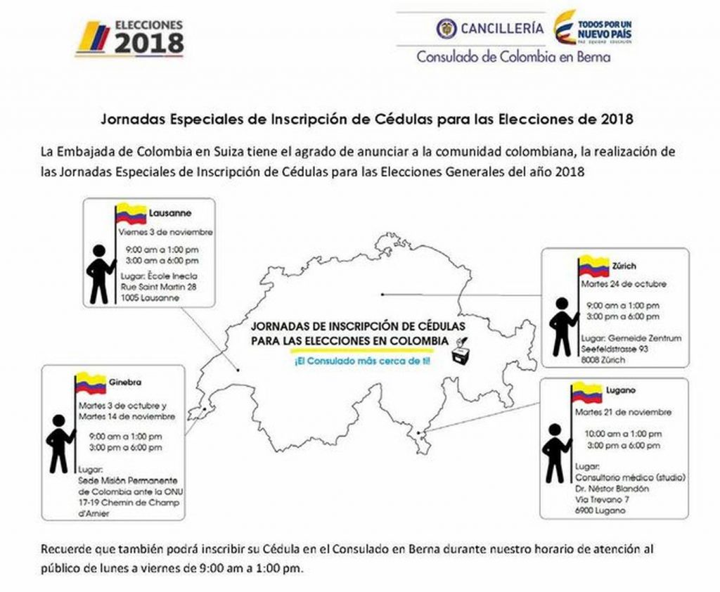 VF Jornadas Especiales de inscripción Cédulas Elecciones 2018